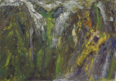 Something on The Mountain-70x100-Oil on Canvas
